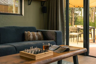 Wald-Lodge mit Hot Tub & Sauna | 4 Pers.