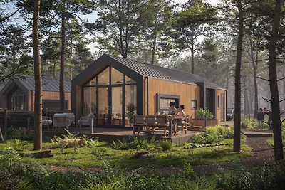 Wald-Lodge mit Hot Tub & Sauna | 6 Pers.