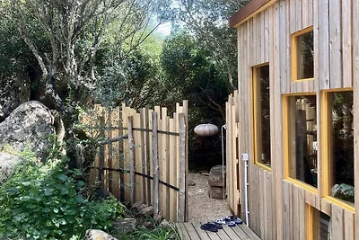 Cosy cabin in a mediterranean food forest