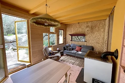 Cosy cabin in a mediterranean food forest
