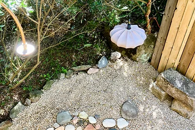 Cosy cabin in a mediterranean food forest