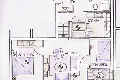 Komfortable Ferienwohnung Residenz Binz
