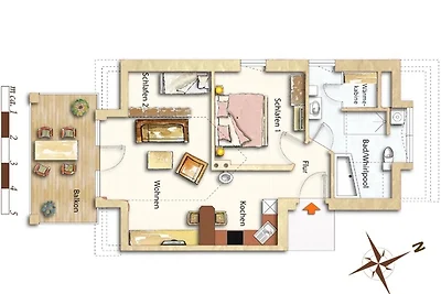 Ferienwohnung Kirschgarten 17