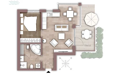 4**** Ferienwohnung Seedüne 1