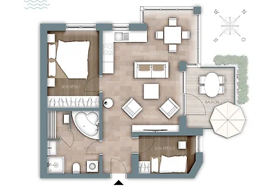 4**** Ferienwohnung Seedüne 4