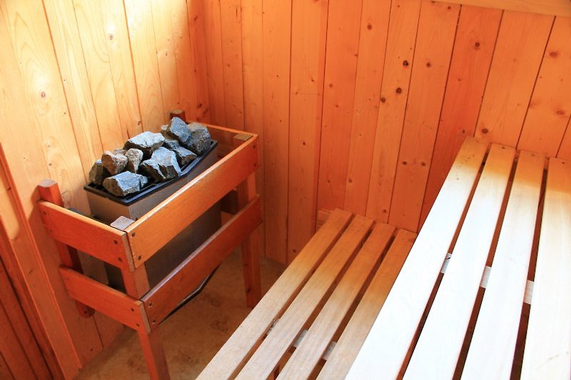Die Sauna im Nebenhaus können Sie für 500 SEK je Woche als Extra hinzu buchen