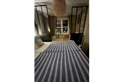Boho-Apartment am Hafen,mit Fahrradern und Parkplatz