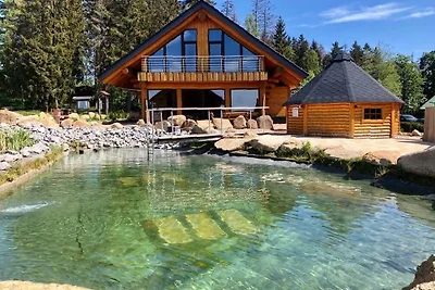 Naturstammhaus Chalet Wiese
