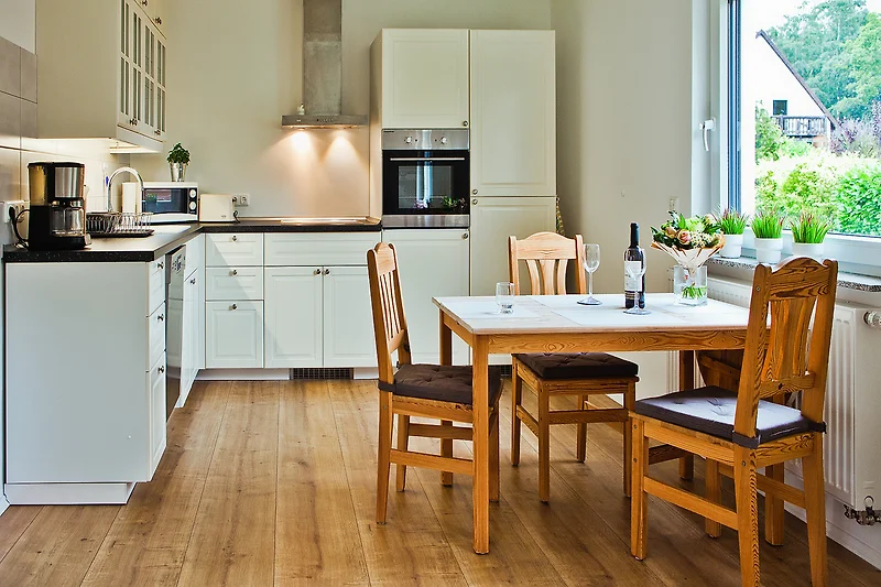 Fully equipped kitchen-living room