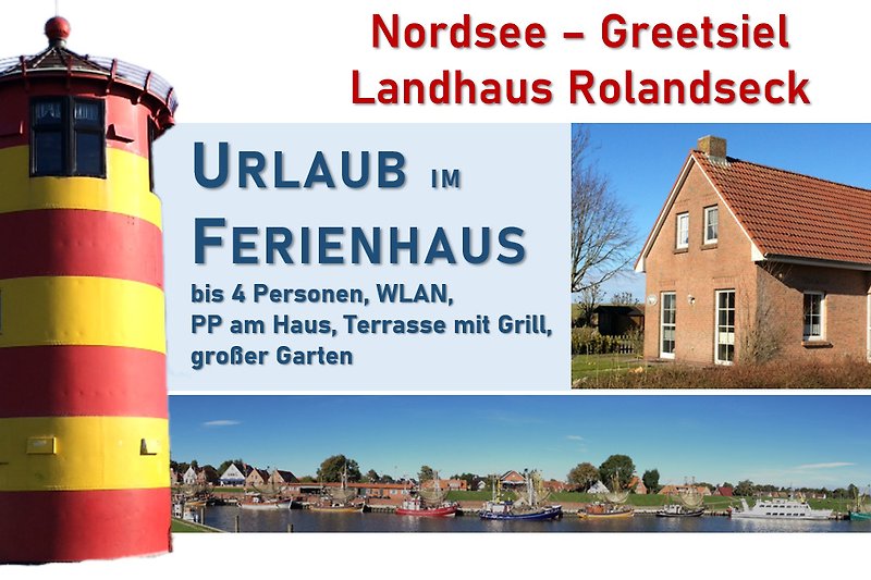 Landhaus Rolandseck Greetsiel - Ferienhaus an der Nordsee
