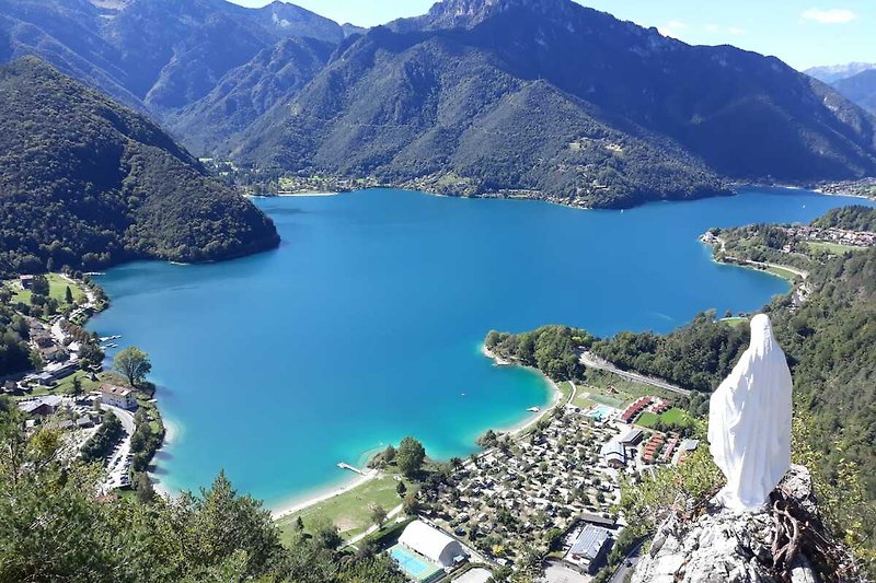 Lago di Ledro dall'alto