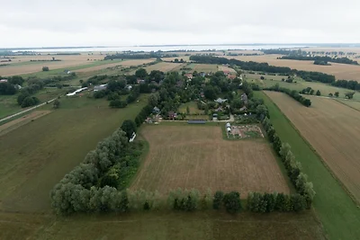 Huisjes in de "Magra" tuinen
