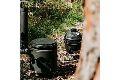 Ferienhaus mit privatem Eco-Hot Tub im Grünen