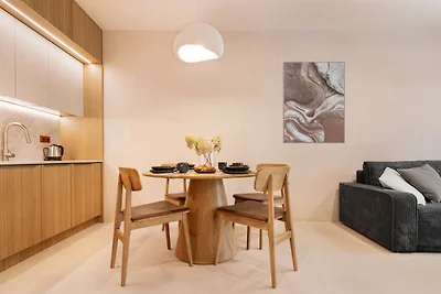 Private Ferienwohnung mit Küchenzeile und kostenlosem Parkplatz im Sea & Forest Resort: Pool, Sauna, Whirlpool