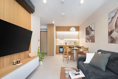 Private Ferienwohnung mit Küchenzeile und kostenlosem Parkplatz im Sea & Forest Resort: Pool, Sauna, Whirlpool