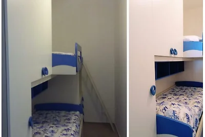 Dreizimmerwohnung mit Meerblick 4/5 Schlafplätze