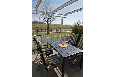 Ferienhaus Seemöwe mit Deichblick