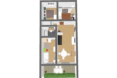 Ruhige Wohnung mit Terrasse,200 metern entfernt vom Strand, Privates Parkplatz (La Ciotat)