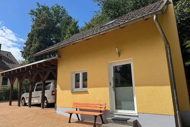 Eigener Stellplatz direkt am Siebenschläfer mit Wallbox