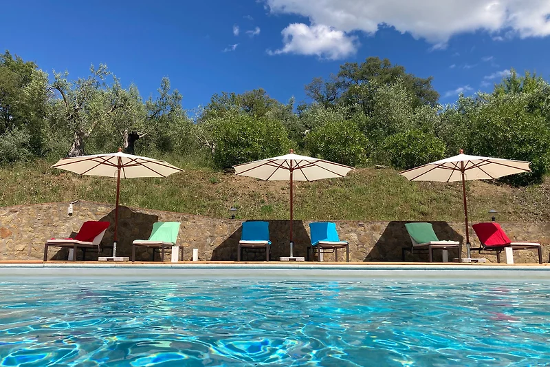 Sonnenterrasse am Pool