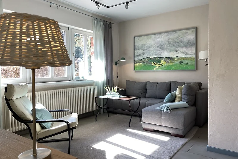 Blick ins Wohnzimmer