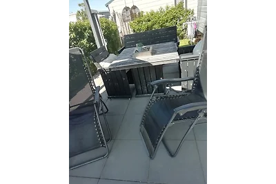 Beach-Chalet-Zeeland am Strand