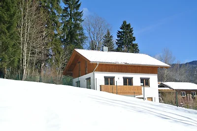 Ferienhaus Baumberger mit Privatsauna und Panoramablick in die Alpen