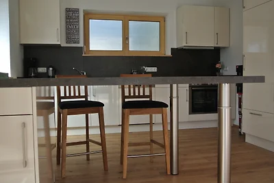 Ferienhaus Baumberger mit Privatsauna und Panoramablick in die Alpen