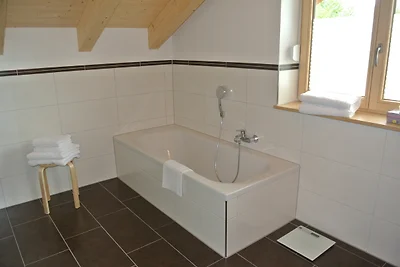 Ferienhaus Baumberger mit Privatsauna und Panoramablick in die Alpen