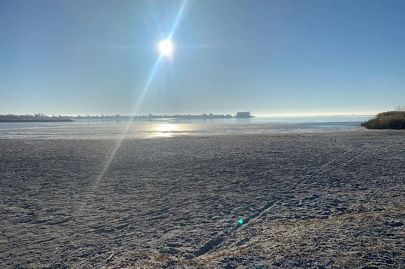 Morgensonne am Strand