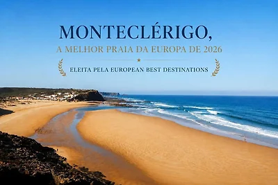 Casa sulla spiaggia con vista sul mare di Monte Clerigo