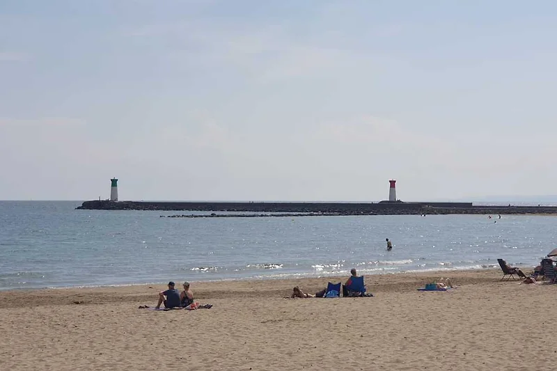 La plage du Grau d'Agde