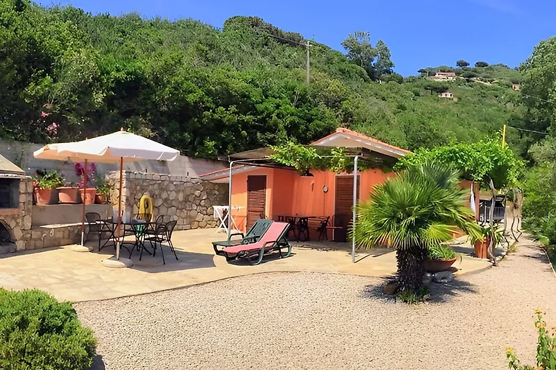 Haus und Terrasse