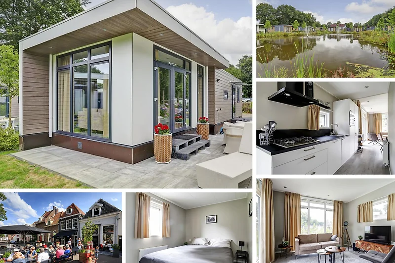 Waterlogde - Luxe -- Een net chalet op een prachtige locatie in Harderwijk