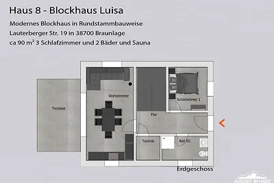Haus 8 Auszeit im Harz - Haus 8 Blockhaus...