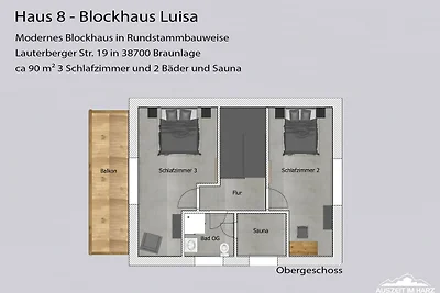 Haus 8 Auszeit im Harz - Haus 8 Blockhaus...