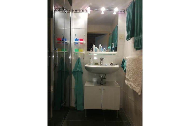 Badezimmer mit begehbarer Dusche