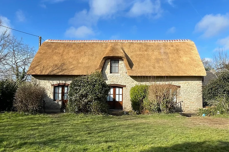 Traditionelles Reetdachhaus, La Chaumière de Keraluic