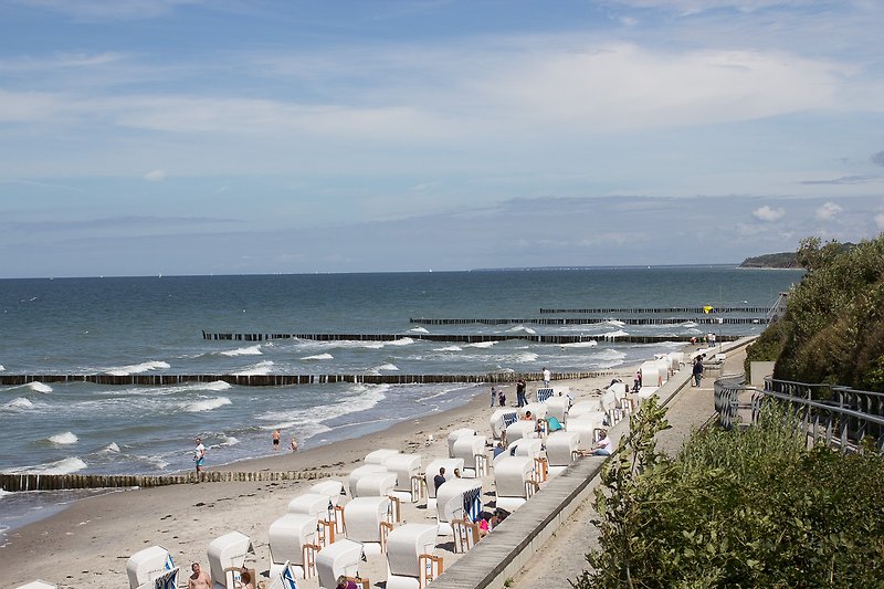 Blick in Richtung Warnemünde