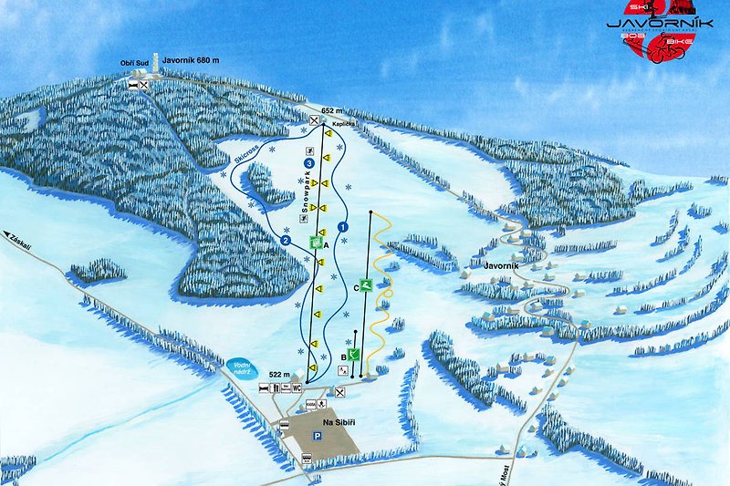 Estación de esquí familiar cercana