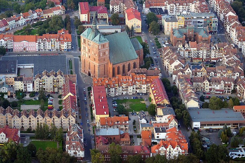 Der Altstadt  mit dem Kathedrale