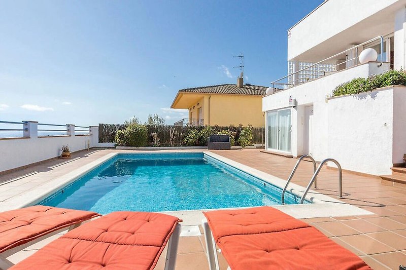 Spanien Ferienhaus privater Pool Costa Brava Blanes