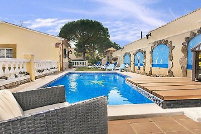 Spanje Villa Costa Brava zwembad