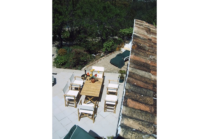 terrasse with garden