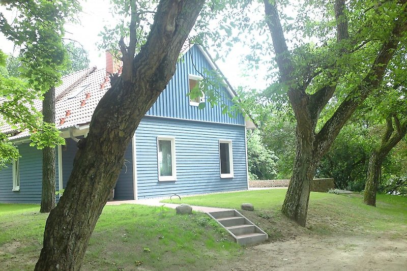 Blauw huis