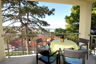 Maestral 2 vrlo strandah, pogled na more