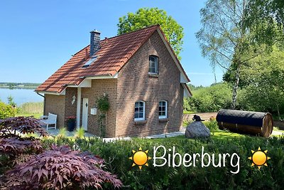 Casa de vacaciones Biberburg directamente en el lago