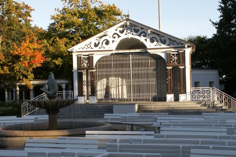 Pavilion in the spa park