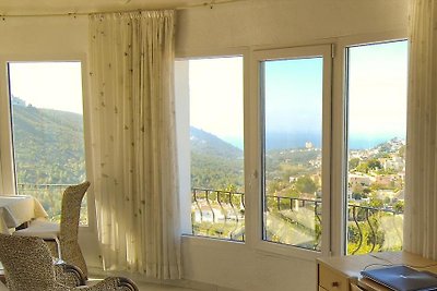 Moraira Villa panoramisch uitzicht op zee