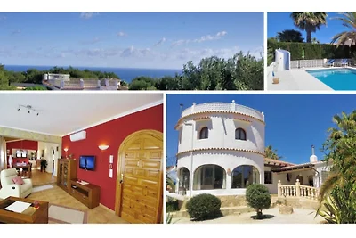 Privatvilla mit Pool und Meerblick
